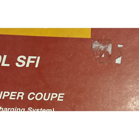 1996 Dodge Viper Coupe 8.0 L SFI Power train Diagnostic Manual Charging System - Picture 2 of 8